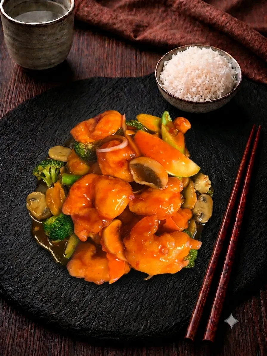 S18. General Tso Shrimp