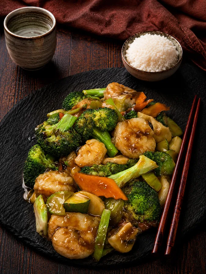 S9. Shrimp with Garlic Sauce