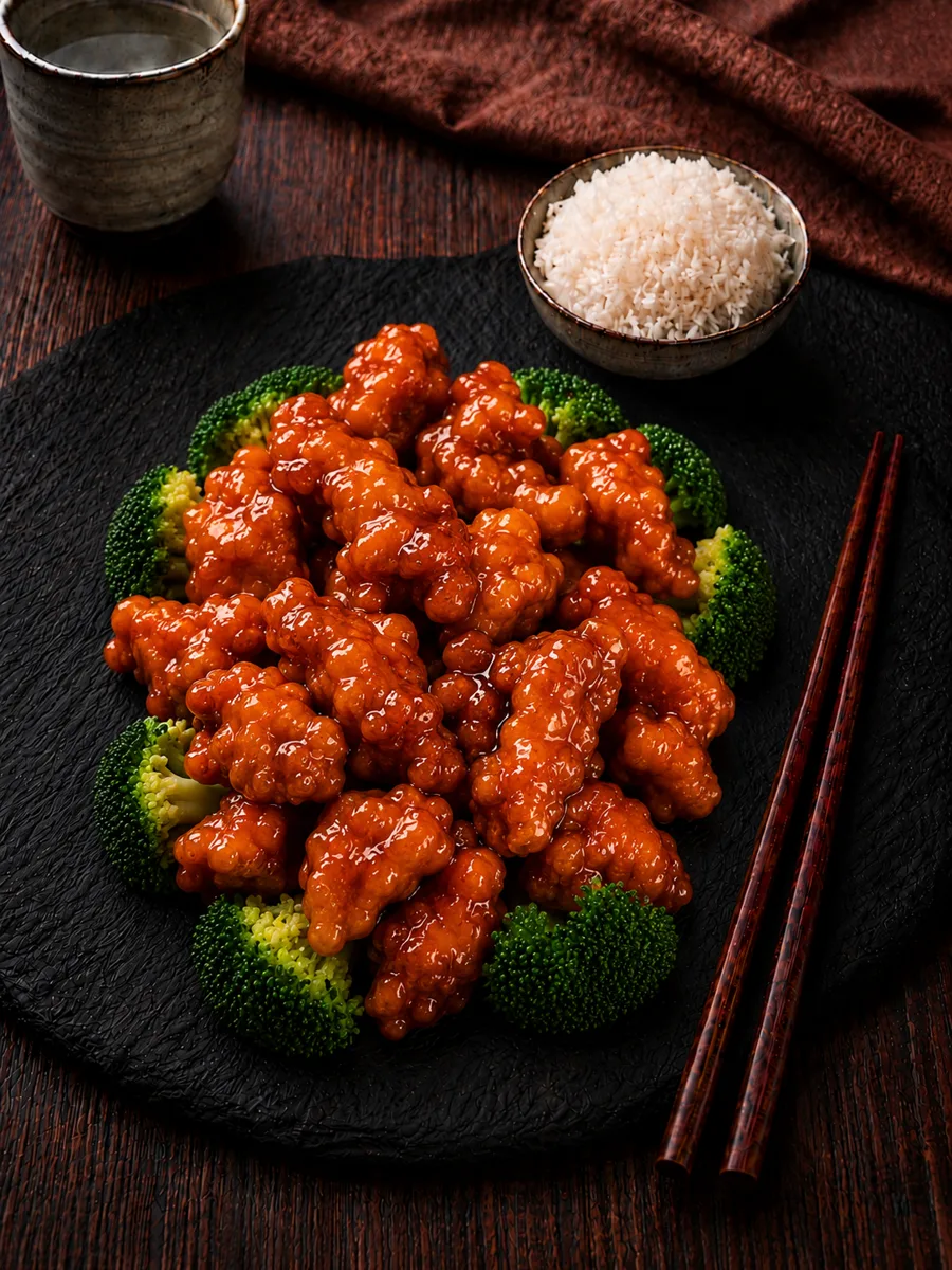 S34. White Meat Orange Chicken